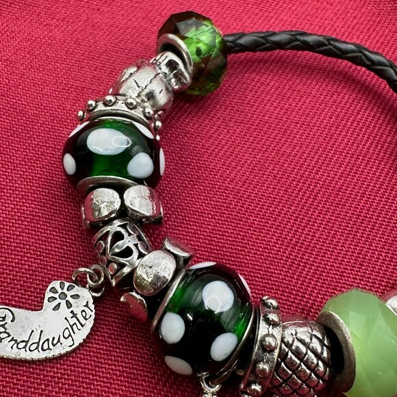 Pandora Bracelet w/13 Charms, Including One Authentic Pandora Charm and 12 unbra - Picture 10 of 15